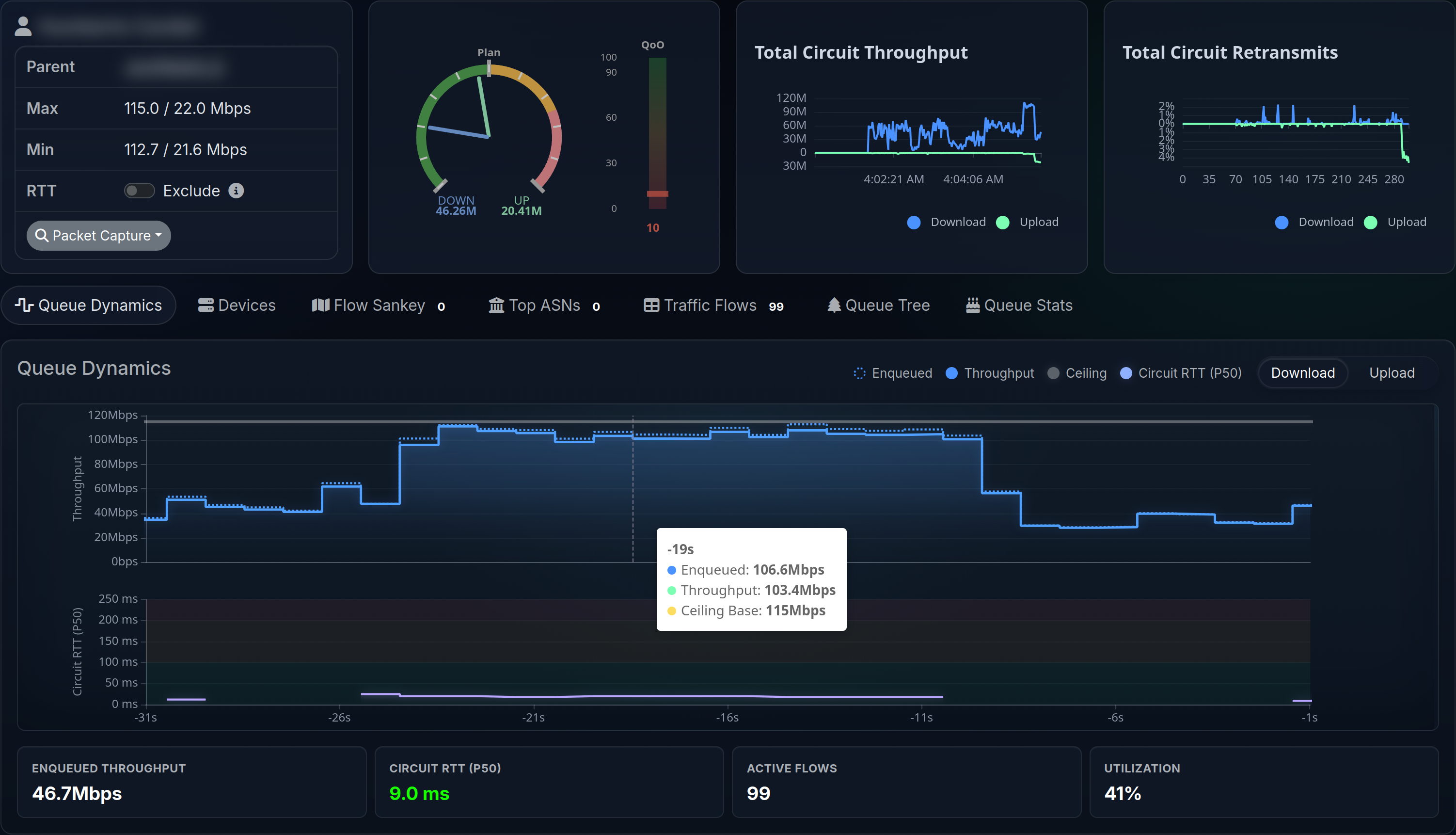 LibreQoS Circuit Page